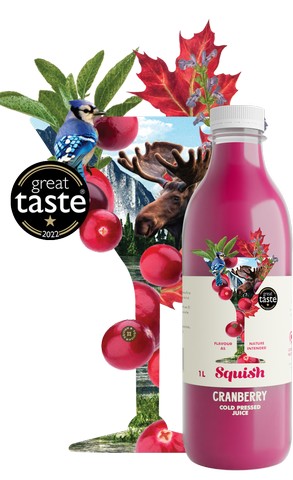 Cranberry Juice - Cold-Pressed from Squish