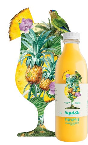 Pineapple Juice - Cold-Pressed from Squish